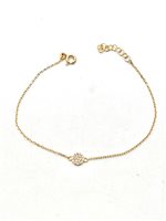 Bracciale Domar Donna Bracciale oro 9k in Oro Zircone BROR-391-280